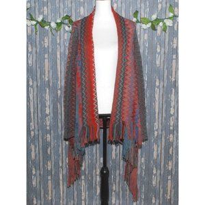 Maurices Multicolor Zigzag Cardigan